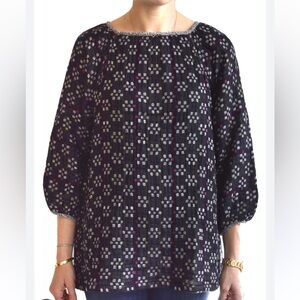 ISO Ace & Jig Kasuri/Kente Heather Top